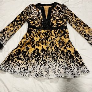 Bebe Animal Print dress